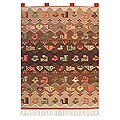 Peruvian Wool 'Bird Fest' Tapestry (3'11 x 5'4)