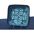 Set of 4 Sabrine Design 8-inch Square Salad Bowls (Tunisia)