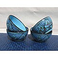 Set of 4 Sabrine Design 5-inch Soup/ Cereal Bowls (Tunisia)