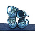 Set of 4 Sabrine Design 16-ounce Mugs (Tunisia)