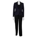 Jones New York 3-piece Framed Crepe Pant Suit