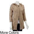 Dolce Cabo Women's Long-sleeve Hooded Cardigan