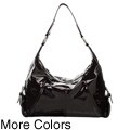 Presa 'Savoy' Patent Leather Hobo-style Bag