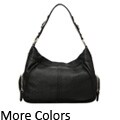 Presa 'Holbrook' Leather Side-zip Hobo-style Bag