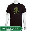 American Fuel Men's Picture Art Skull Shirt