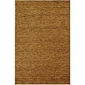 Hand-woven Yellow Wool Rug (8' x 10')