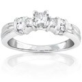 14k Gold 1/2ct TDW Princess Diamond Engagement Ring (H-I, I1-I2)