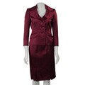 Nine West Women's Two-piece Stretch Satin Skirt Suit