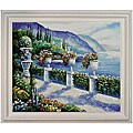 'View of the Sea' Hand-painted Oil on Canvas Art