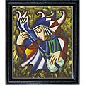 'The Jester' Hand-painted Oil on Canvas Art