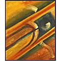 'Time Travel' Hand-painted Oil on Canvas Art