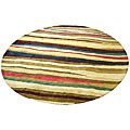 Indo Hand-tufted Multicolor Rug (9' Round)