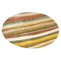 Indo Hand-tufted Multicolor Striped Rug (9' Round)