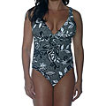 Island World Apparel Floral Print One-piece Swimsuit
