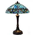 Tiffany-style Dragonflies Table Lamp