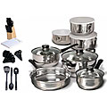 Cabral 40-piece Stainless Steel Cookware Set