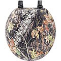 Magnolia Mossy Oak Camo-pattern Round Wood Seat