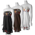 Cute Options Junior's Floral Embroidery Dress