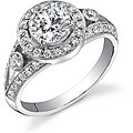 18k Gold 1 1/2ct TDW EGL Diamond Engagement Ring (I, SI1-SI3) (Size 6.5)
