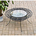 Looping Wrought Iron Patio Table
