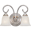 Athenia Silver Patina 2-light Wall Sconce