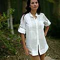 Women's 'Nostalgic' Cotton Blouse (India)