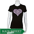 American Fuel Women's Picture Art Heart Shirt