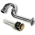 DreamLine 1.25-inch Small Cap Pop-up Drain Overflow and Trap
