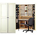 Craftbox Antique Vanilla Raised Panel Cabinet