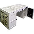 EZ View White Craft Desk