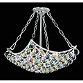 Chrome 4-light Crystal Chandelier