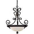 Windsor Manor 3-light Obsidian Mist Finish Pendant Light