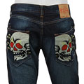 Ed Hardy Men's Spider and Skull Jeans