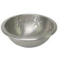 Satin Nickel Star 17-inch Self-rimming Sink
