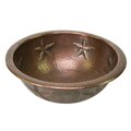 Copper Star 17-inch Self Rimming Sink