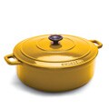 Chasseur Yellow 3.5-quart Oval Dutch Oven