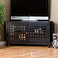 Henderson Black Corner Media Stand