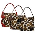 Je Veux Giraffe Print Single Strap Handbag