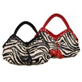 Je Veux Zebra Print Fashion Handbag
