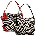 Je Veux Zebra Print Single Strap Handbag