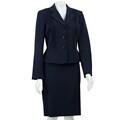 NYP Women's Two-piece Three-button Suit Skirt