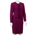 John Meyer 2-piece Ruffle Jacket Skirt Suit