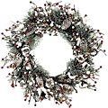 Small Christmas Snow and Berry Wreath
