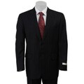 Joseph Abboud Men's Navy Pinstripe Wool Suit