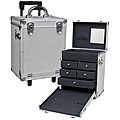 Pro Silver Makeup Case with Drawers