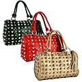 H2W Brand Studded Bowler Bag