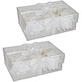 Feather Ball 6-piece Ornament Set (Case of 2)