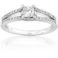 14k White Gold 1/2ct TDW  Diamond Engagement Ring (H-I, I1-I2)