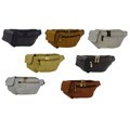 Leather Waist Pouch with Cellphone Holder 