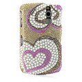 Blackberry QWE-DIAM-BB8330 Heart Rhinestone Case